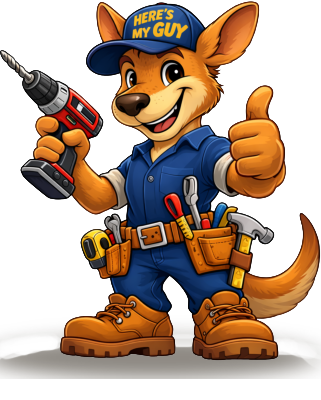 Here's My Guy mascot